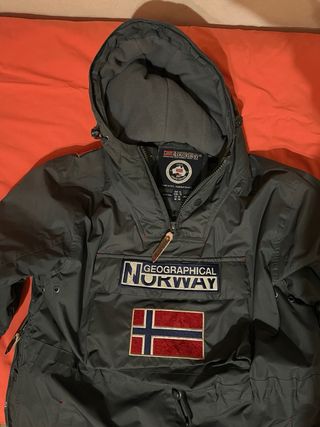 Abrigo Geographical Norway Verde Talla XL
