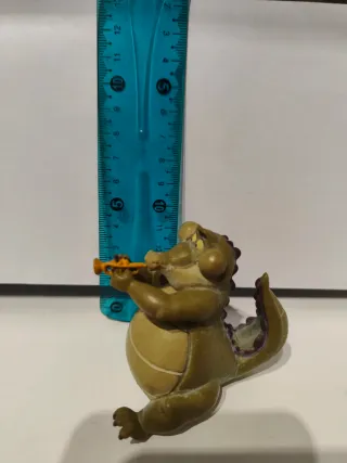 Figura de lagarto Tiana y el Sapo