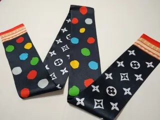 Pañuelo Louis Vuitton Negro Multicolor