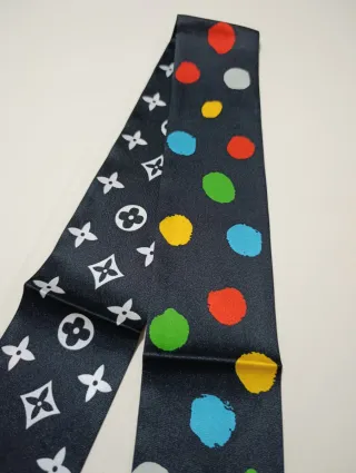 Pañuelo Louis Vuitton Negro Multicolor