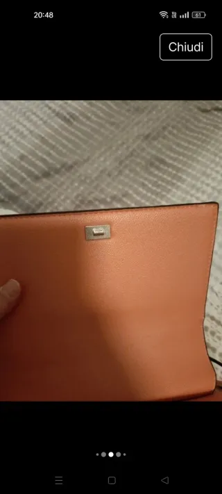 Borsa Label Rose mod. Aida arancione