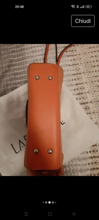 Borsa Label Rose mod. Aida arancione