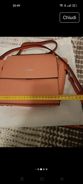 Borsa Label Rose mod. Aida arancione