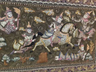 Cuadro Tapiz tailandés enmarcado 1,64x89