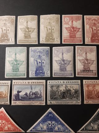 Sellos de España. Edifil 531/546. Año 1930