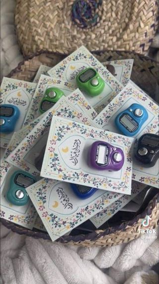 Tarjetas de Ramadán con contadores