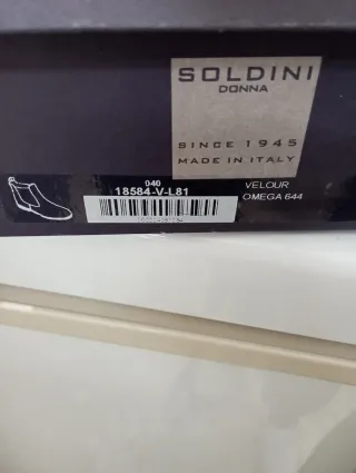 Stivaletti Soldini camoscio marrone n.41