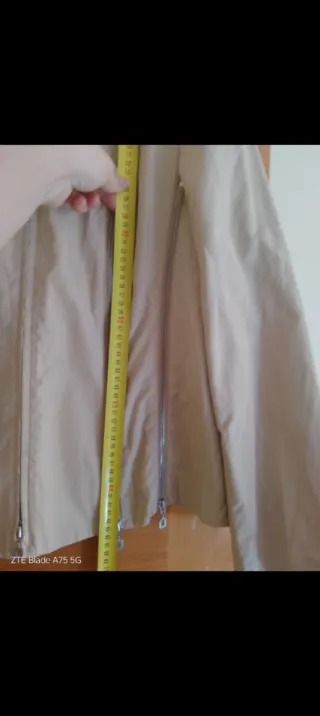 Chaqueta de cuero marrón