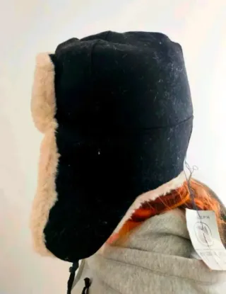 Gorros rusos blancos y negros sin estrenar