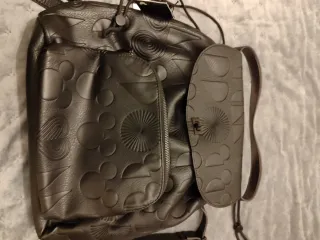 Bolso Mochila Desigual Mickey Negro