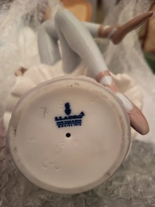 Figura Bailarina Lladro Porcelana