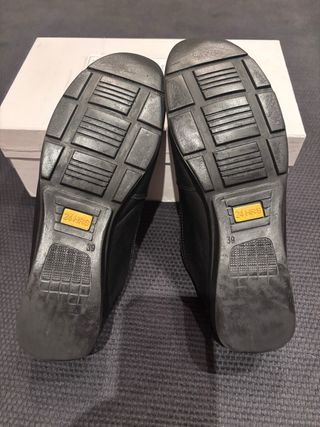 Zapatos planos El Corte Inglés negros mujer