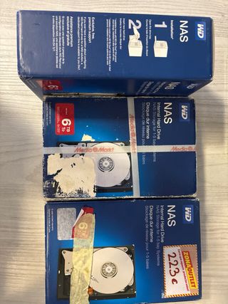 DiscoDuro WD Red 6TB NAS Nuevo (3 unidades)