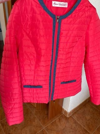 Chaqueta Anne Weyburn Roja Talla L