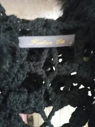 Smanicato traforato con dettagli in lapen