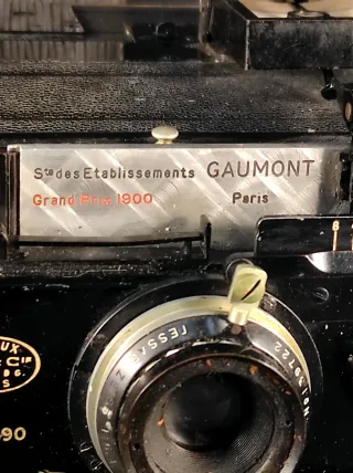 Cámara Estereoscópica Gaumont Negra