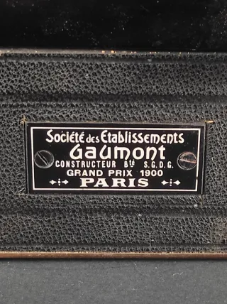 Cámara Estereoscópica Gaumont Negra