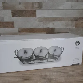 Set 3 Contenitori Vetro AMC