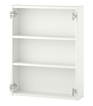 Armario pared 2 baldas blanco