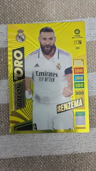 Balón de Oro Benzema 467 Panini