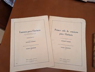 Método completo de Clarinete (1886) –Libro antiguo