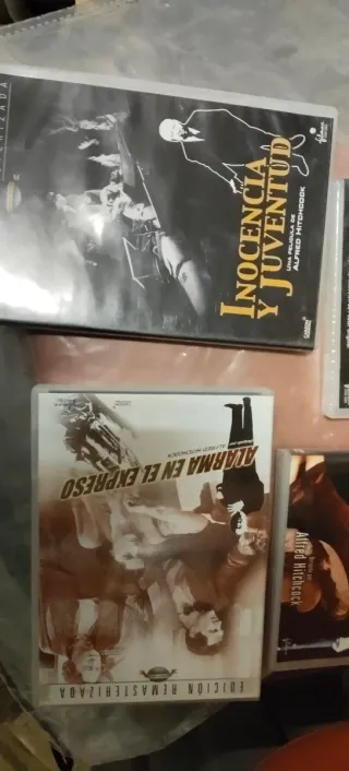 Pack 4 Películas DVD Alfred Hitchcock, dos sin abr