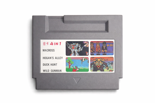 Consola Nintendo NS-81 Beige/Gris vintage.