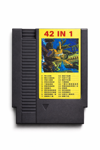 Consola Nintendo NS-81 Beige/Gris vintage.