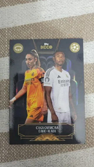Cromo Topps Deco David Alaba Olga Carmona