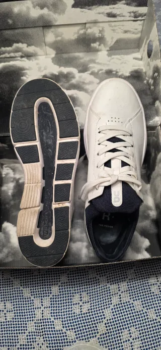 ON The Roger Sneaker Scarpe Bianco/Blu