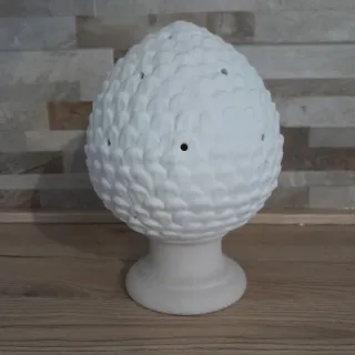 Lampada in ceramica bianca