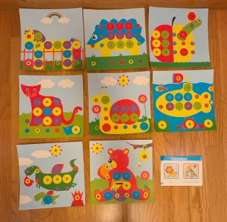 Juego Construcción Infantil con Caja