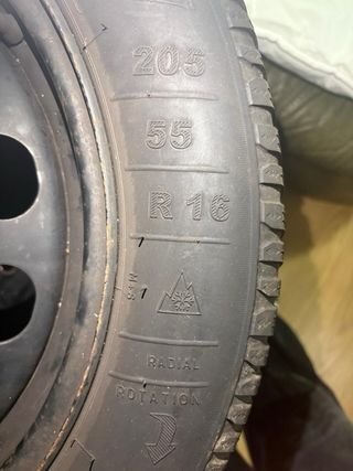 4 Ruedas Invierno 205/55 R16