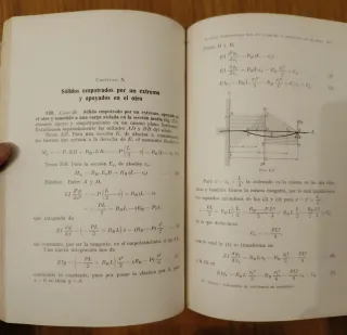 Resistencia de materiales. Libro técnico antiguo