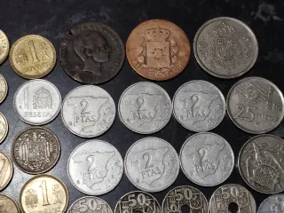 Lote monedas españolas