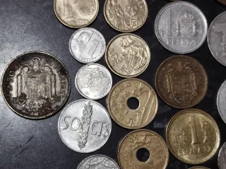 Lote monedas españolas