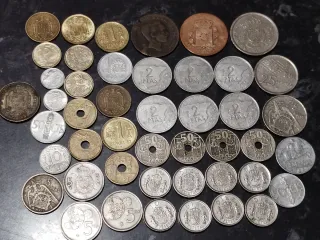 Lote monedas españolas