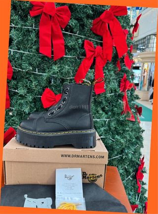 Botas Dr. Martens Talla 40 Cremallera Negra