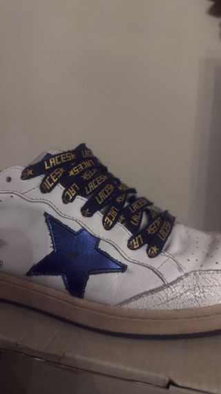 Golden Goose Ball Star Azul Blanco