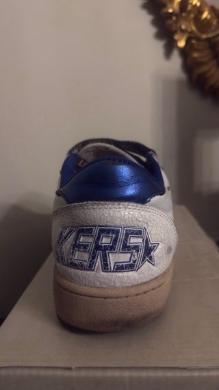 Golden Goose Ball Star Azul Blanco