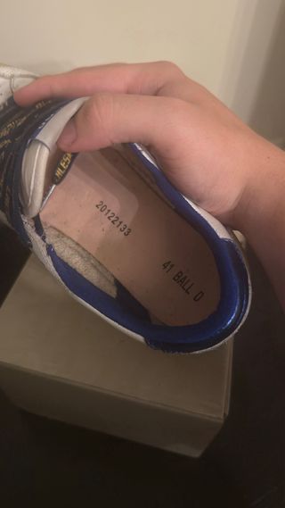 Golden Goose Ball Star Azul Blanco