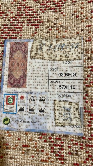 Alfombra Crevillente 58×110 cm – hecha en España