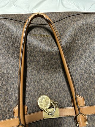 Bolso Michael Kors Marrón y Dorado