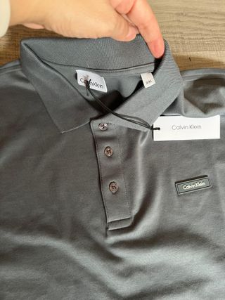 Polo Calvin Klein Gris