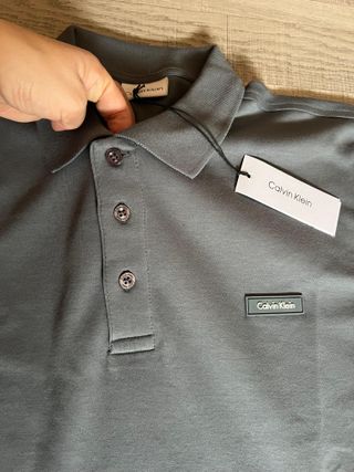 Polo Calvin Klein Gris