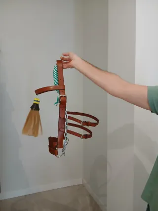 Jaquima para mulo o burro