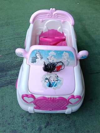 Coche de Princesas Rosa y Blanco
