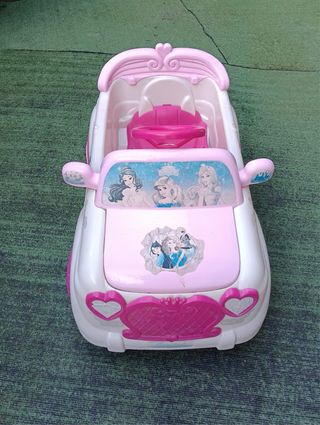 Coche de Princesas Rosa y Blanco