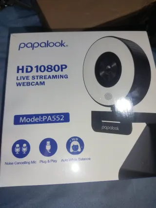 Webcam Papalook HD 1080P PA552