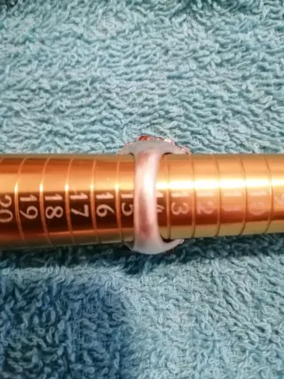 Anillo Plata con Circonitas Rosas